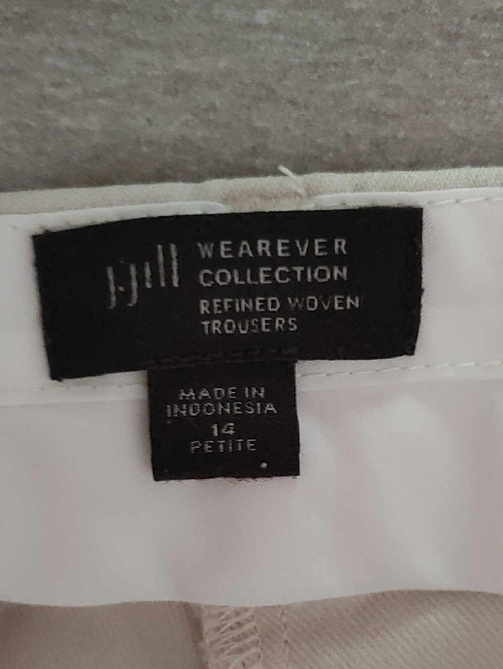 J. Jill Straight Leg Pants in Cream - Picture 5 of 5